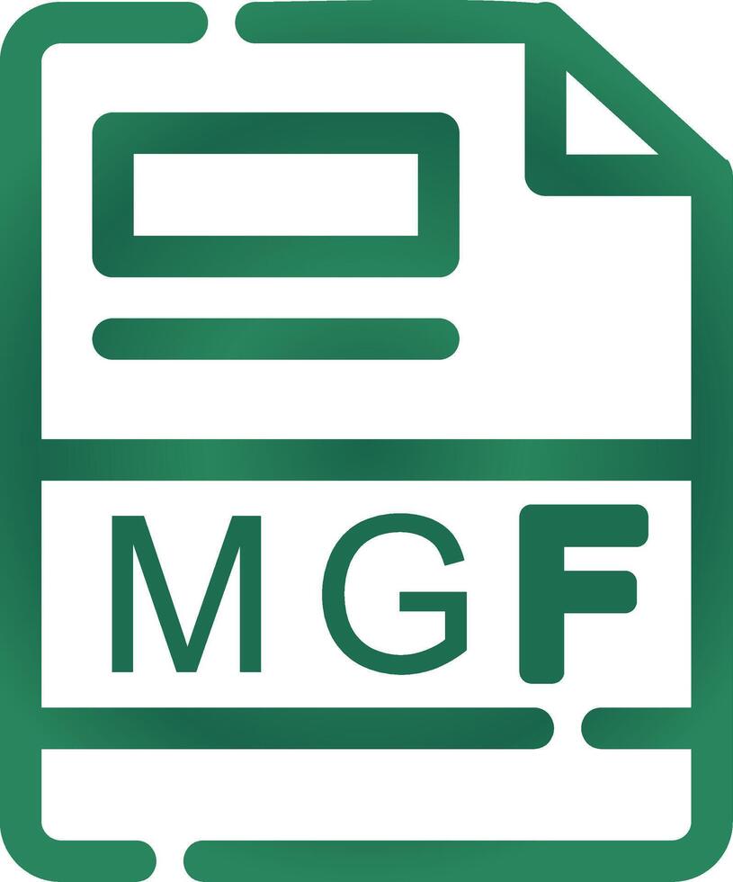 MGF Creative Icon Design vector