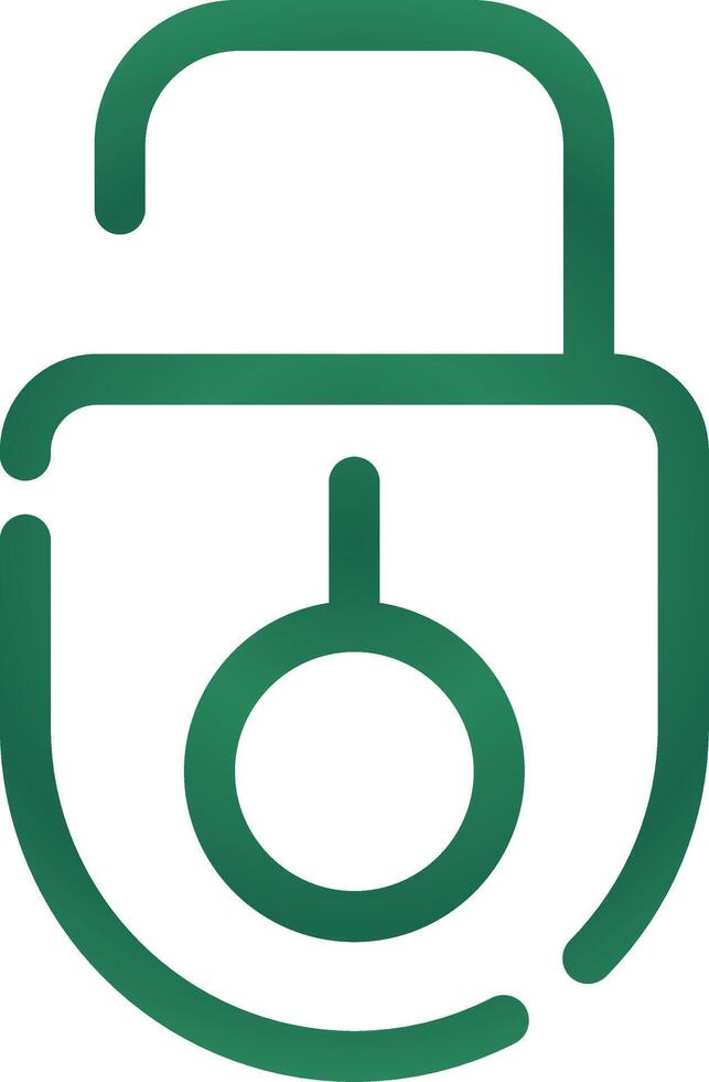 Unlock Creative Icon Design vector