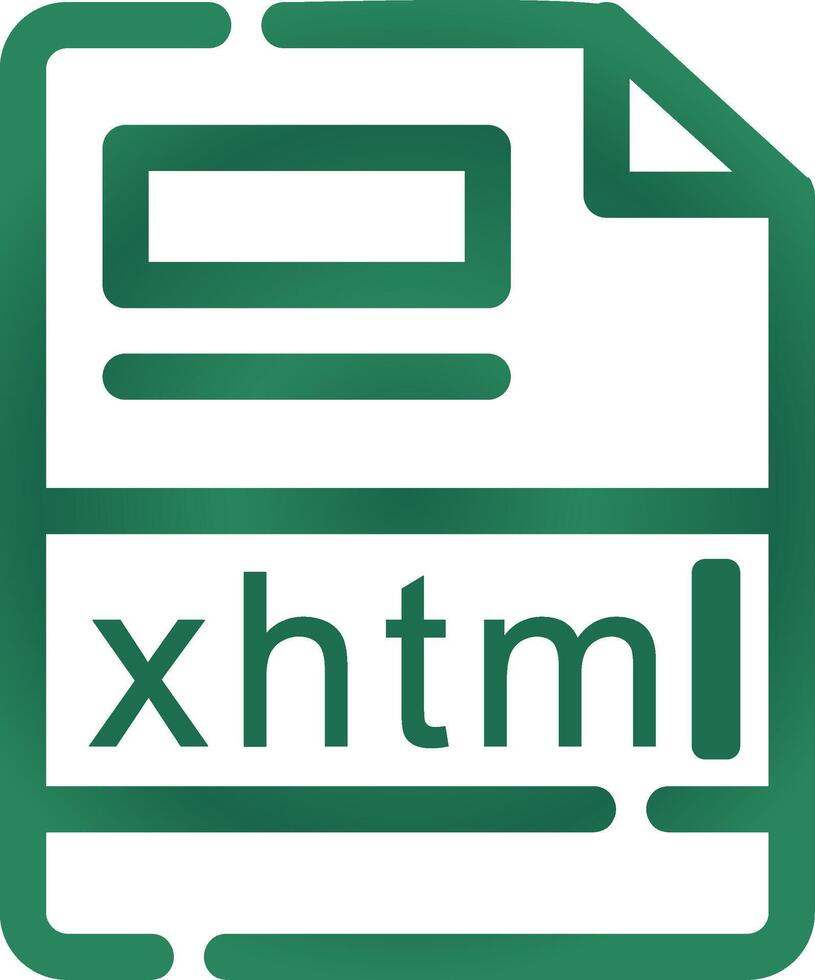 xhtml Creative Icon Design vector
