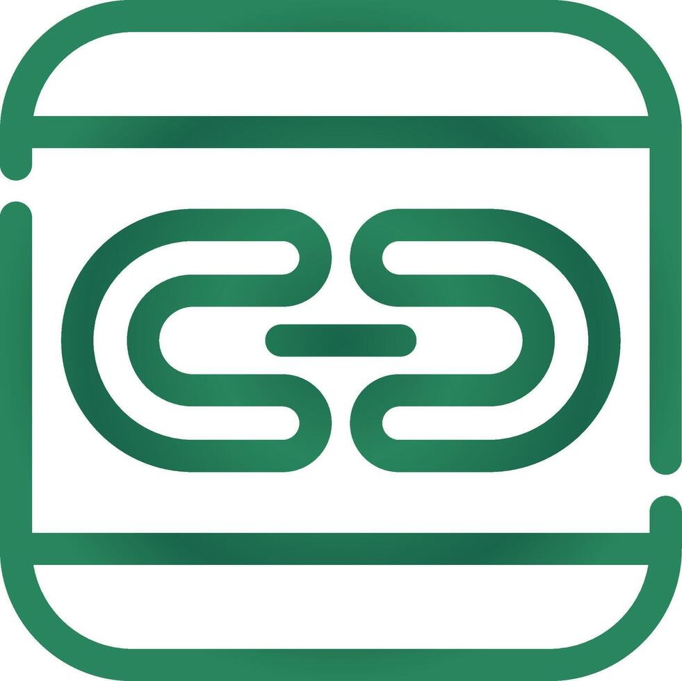 Link Creative Icon Design vector