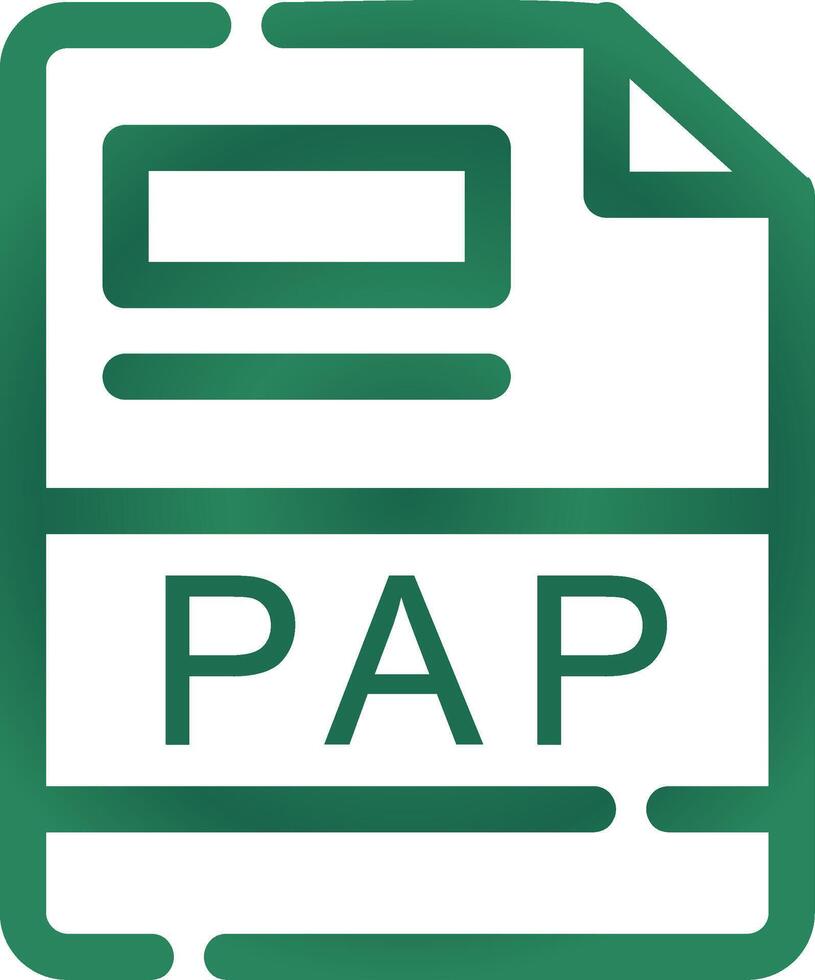PAP Creative Icon Design vector