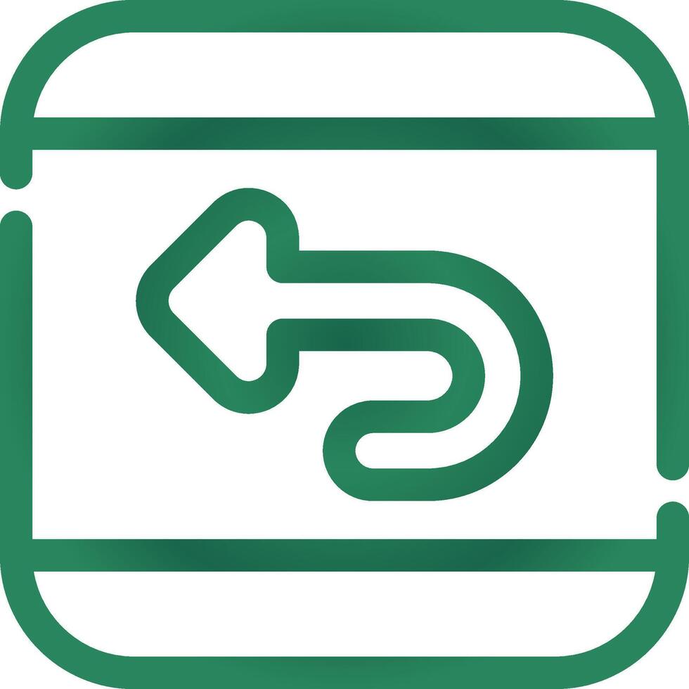 Undo Creative Icon Design vector