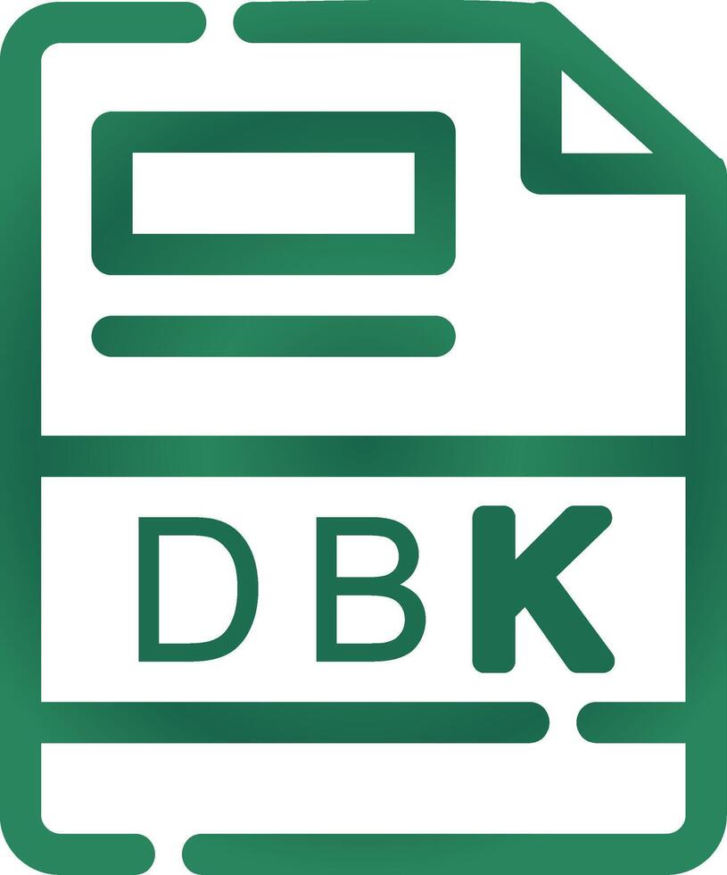 DBK Creative Icon Design vector