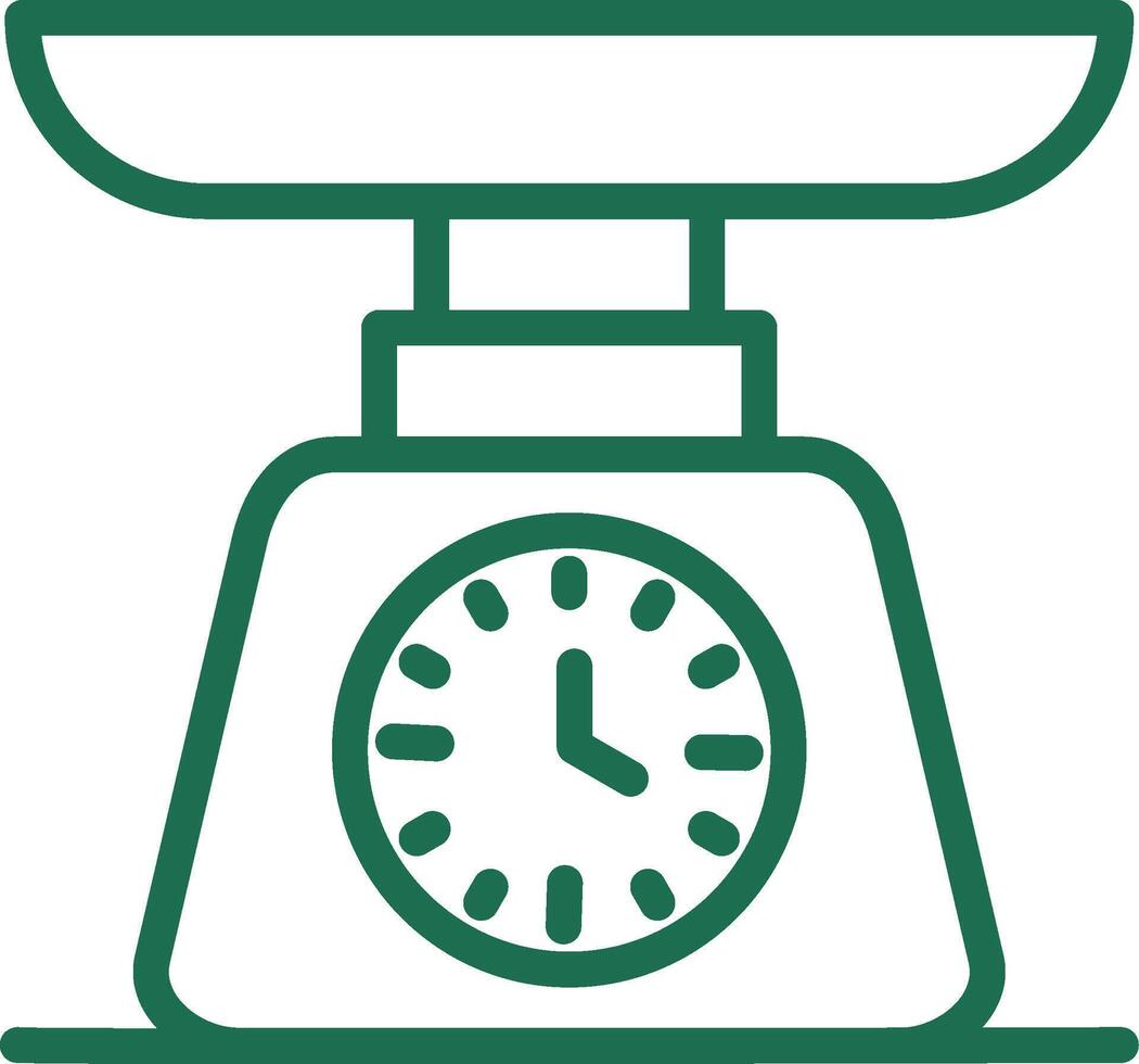 Weighing Machine Creative Icon Design vector