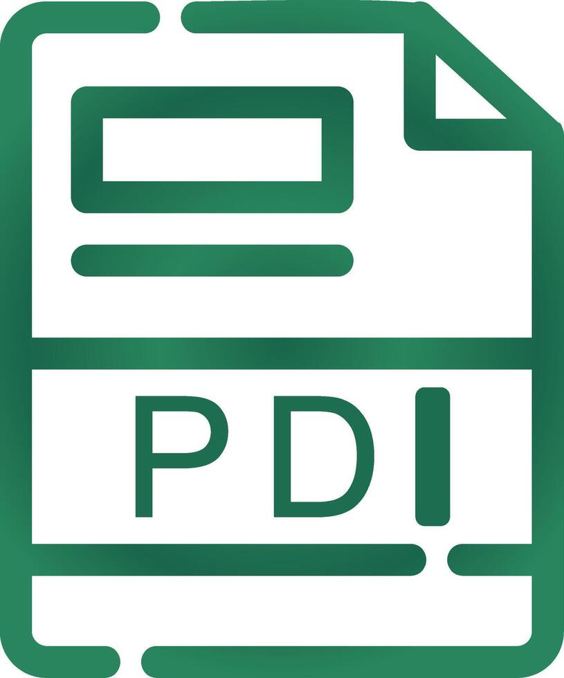 PDI Creative Icon Design vector