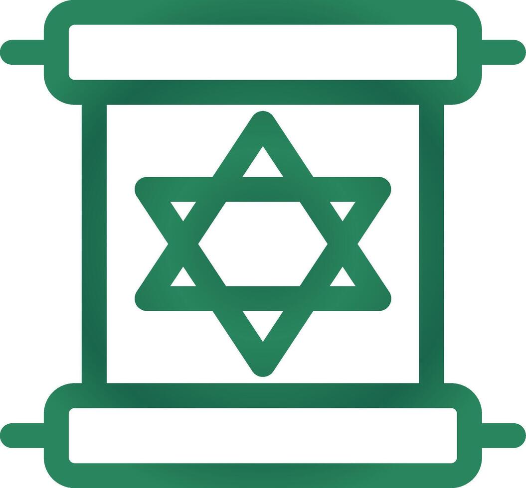 Scroll torah Creative Icon Design vector