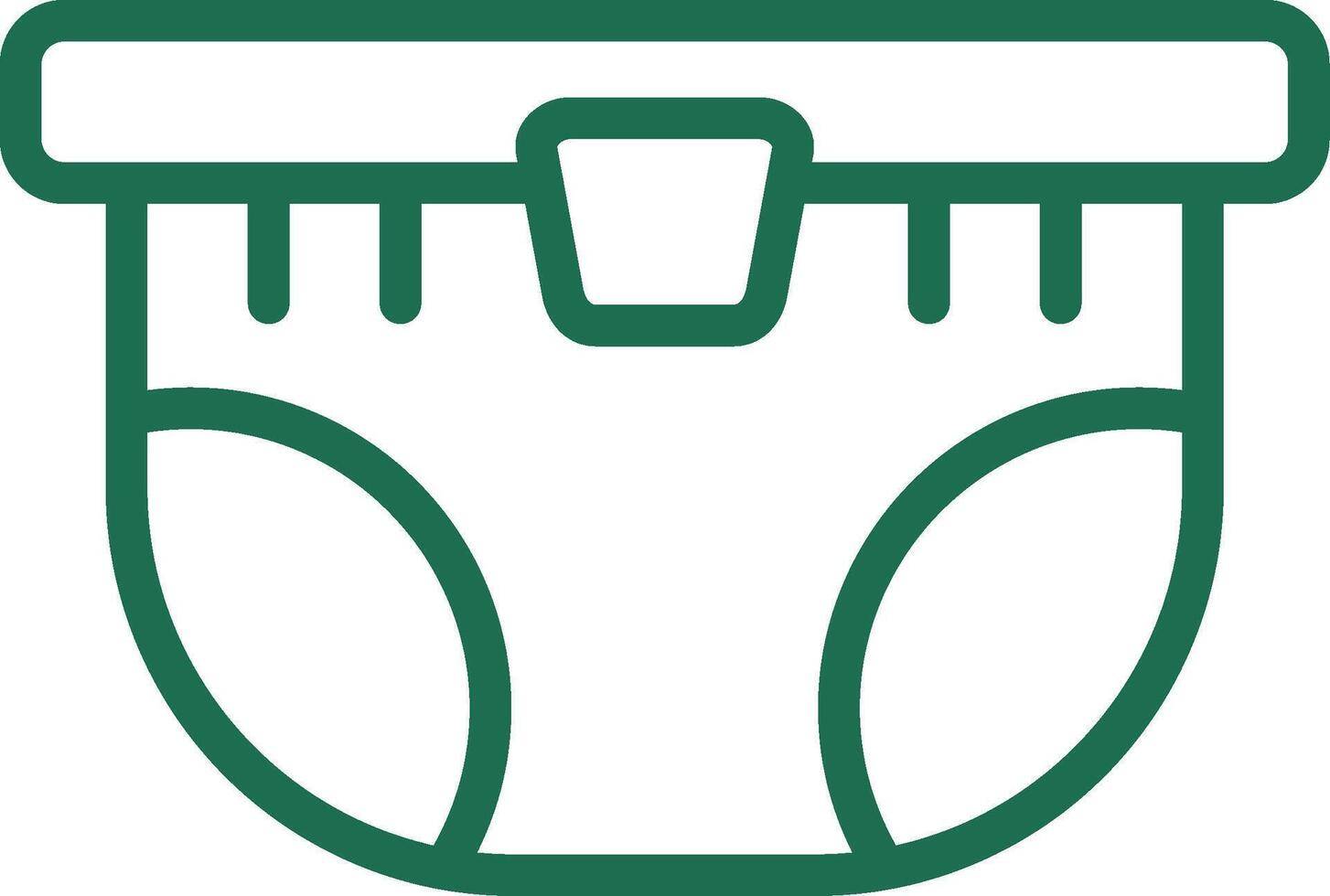 Diapers Creative Icon Design vector