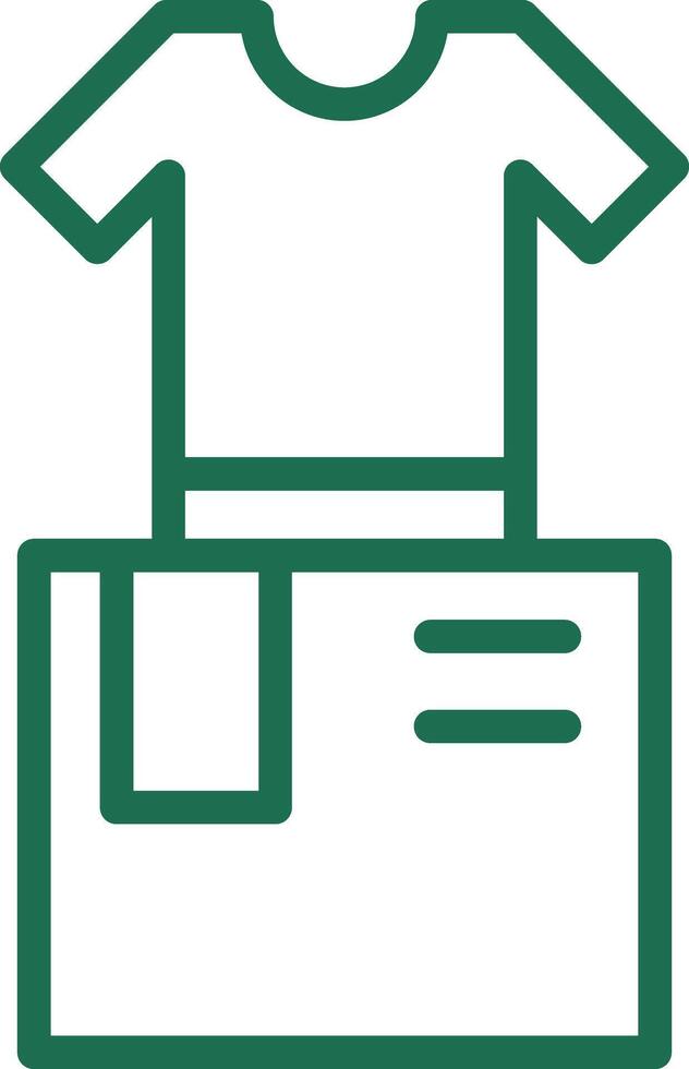 Clothes Box Creative Icon Design vector
