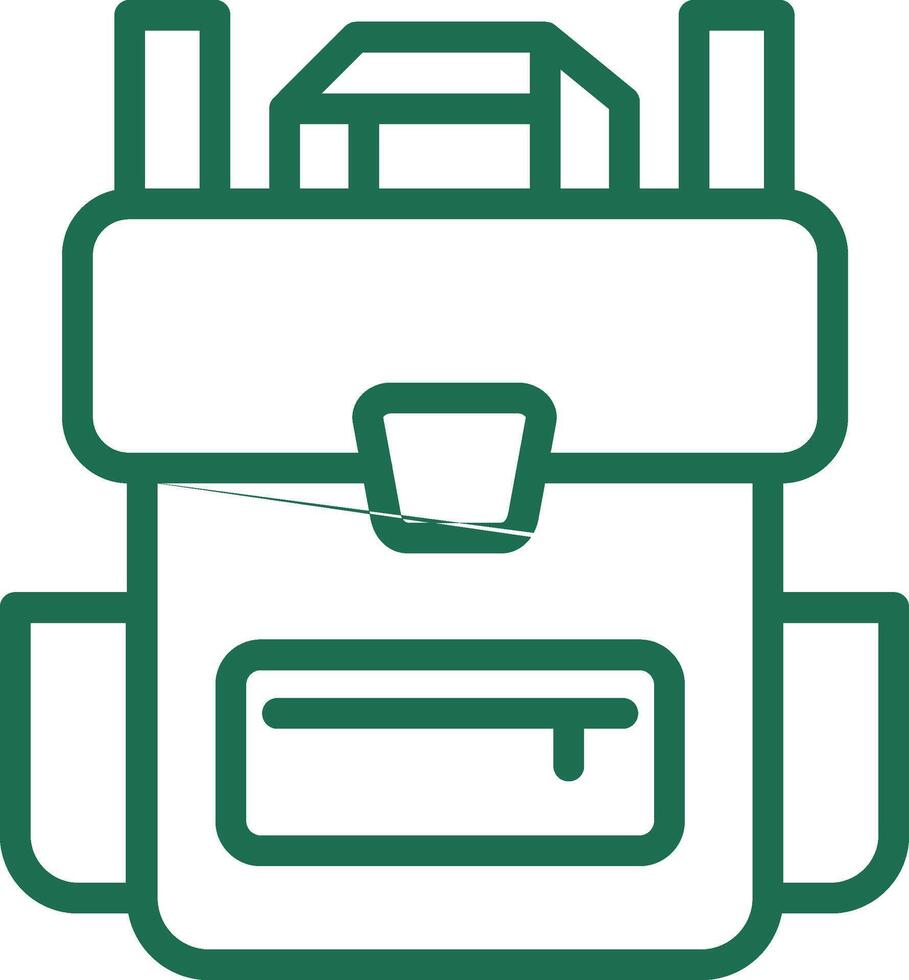 Backpack Creative Icon Design vector