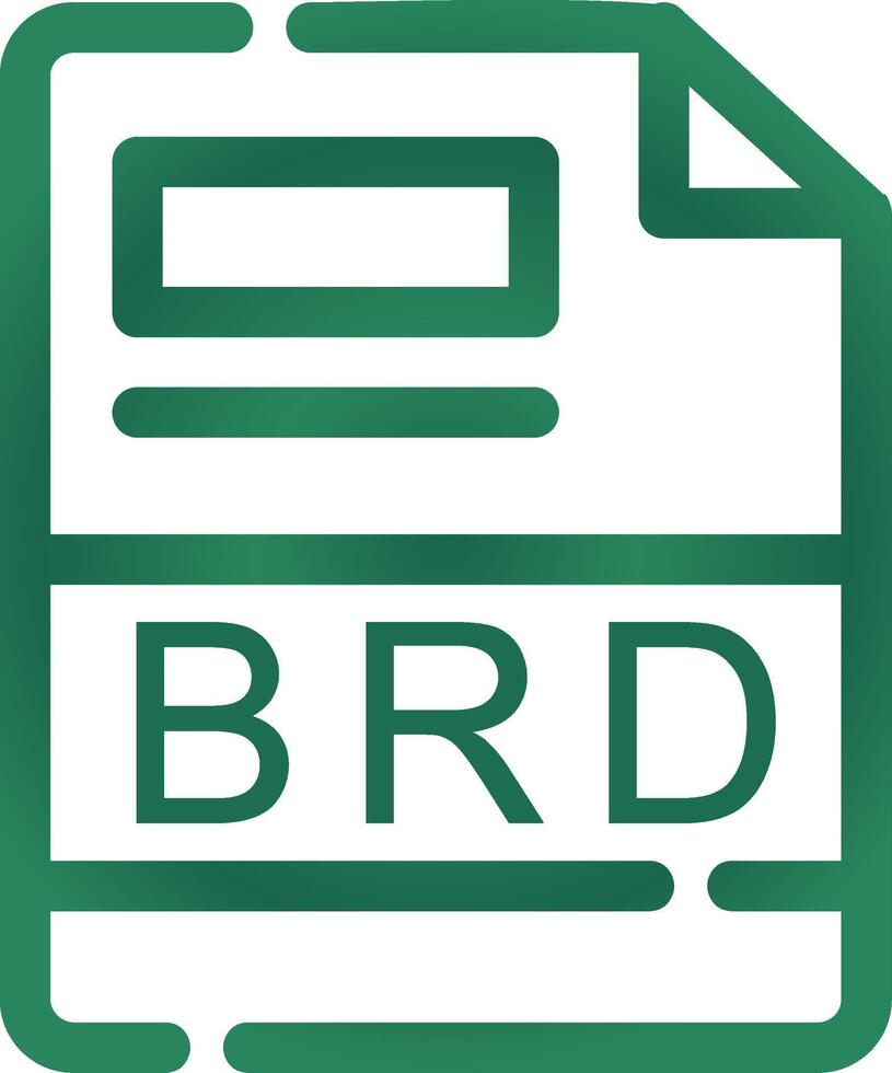 BRD Creative Icon Design vector