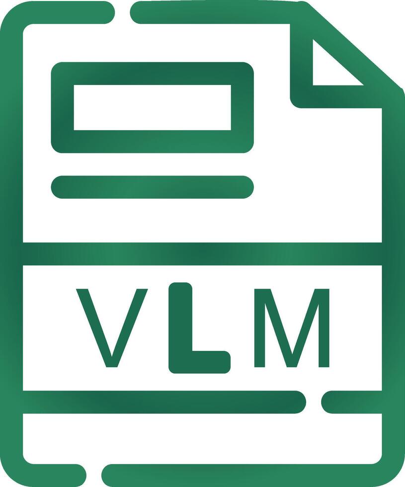 vlm creativo icono diseño vector