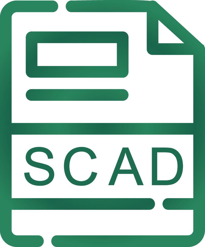 scad creativo icono diseño vector