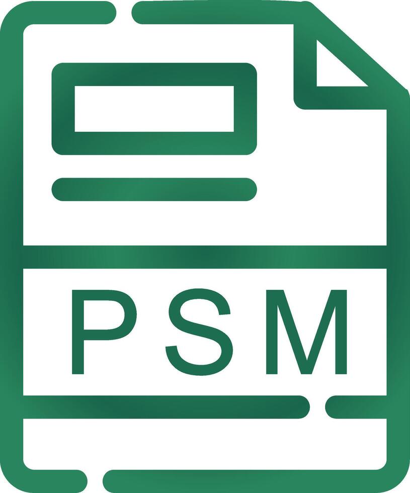 PSM Creative Icon Design vector