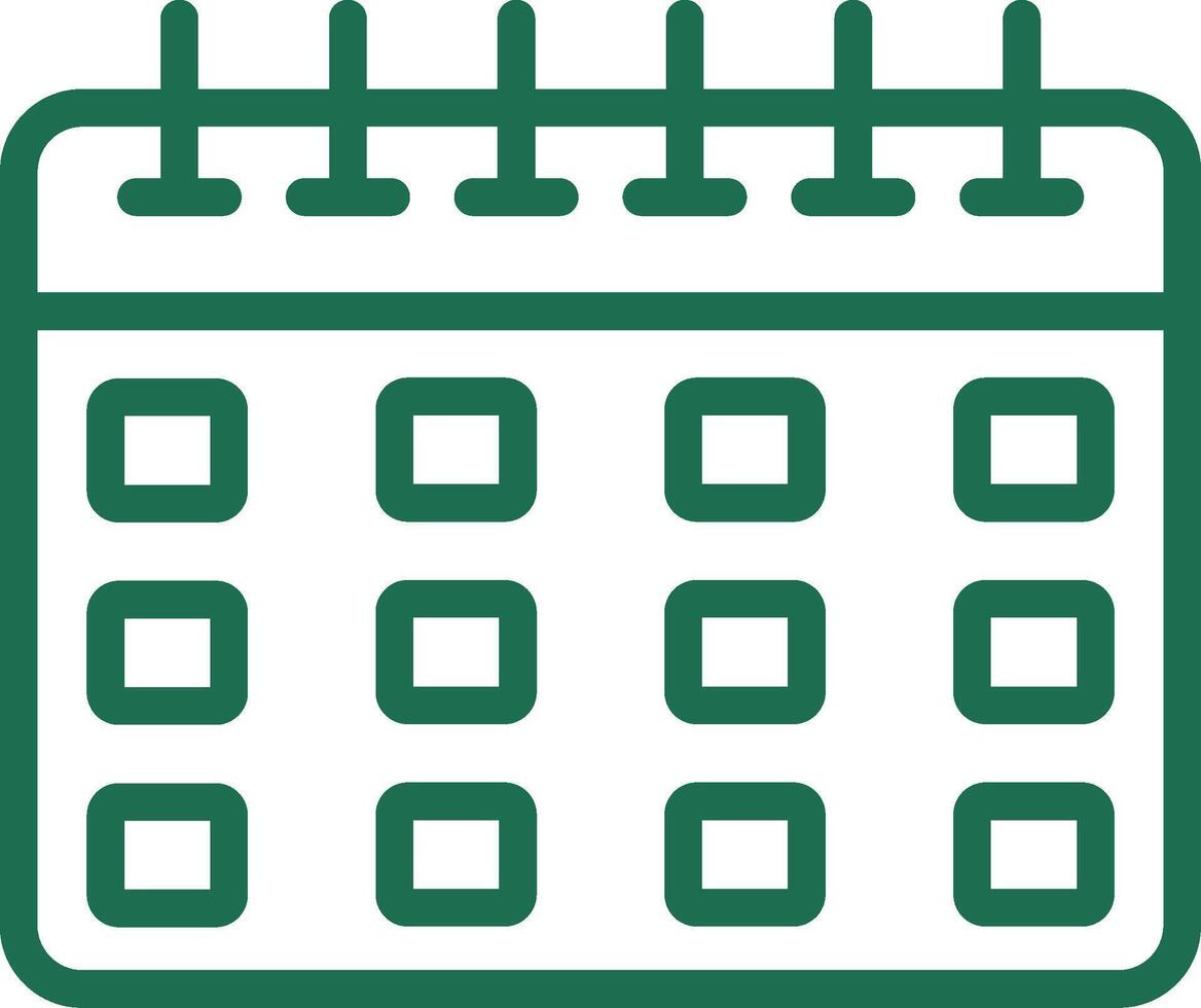 Calendar Creative Icon Design vector