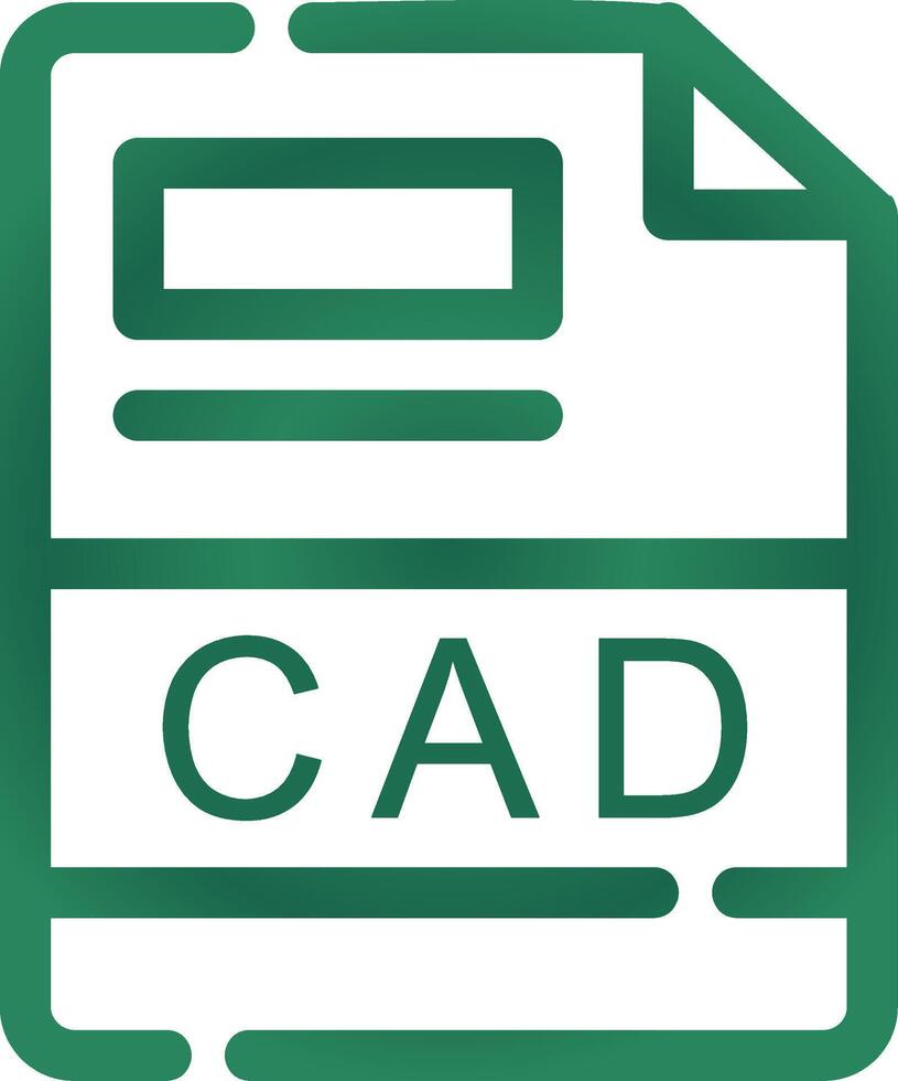 CAD Creative Icon Design vector