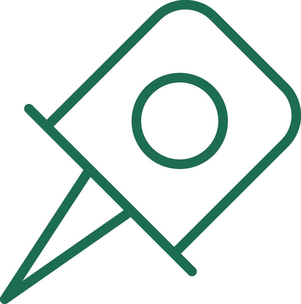 Pin Creative Icon Design vector