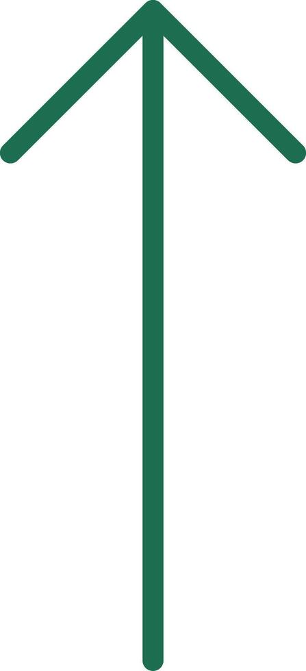 Up Arrow Creative Icon Design vector