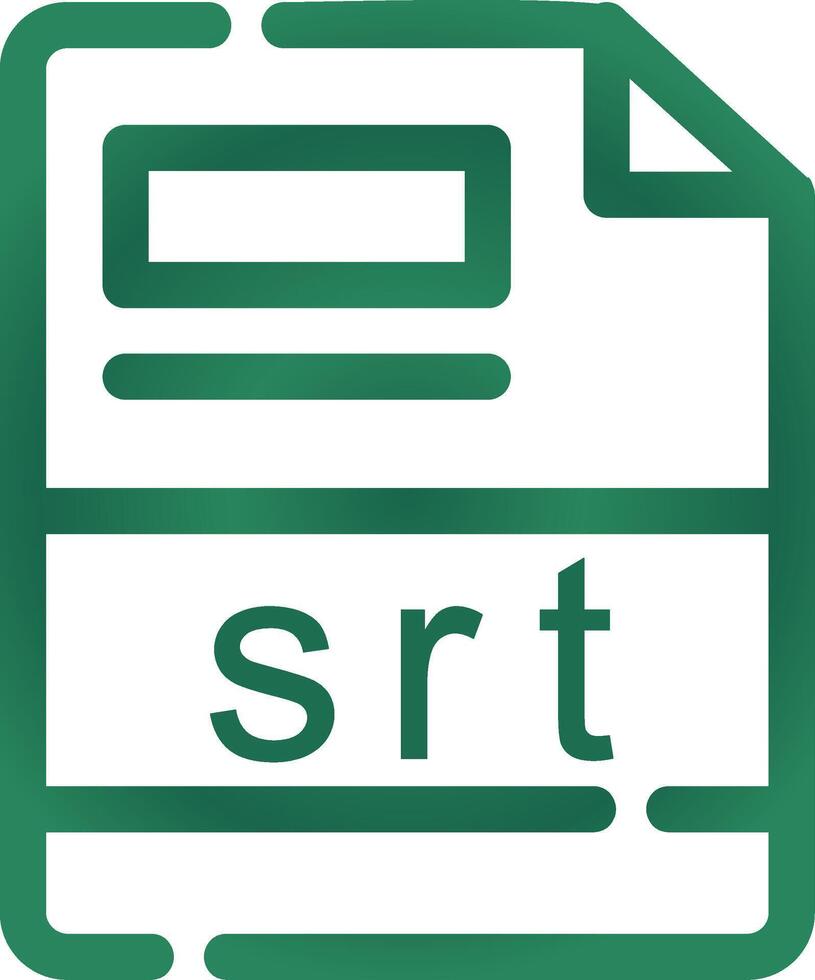 srt Creative Icon Design vector