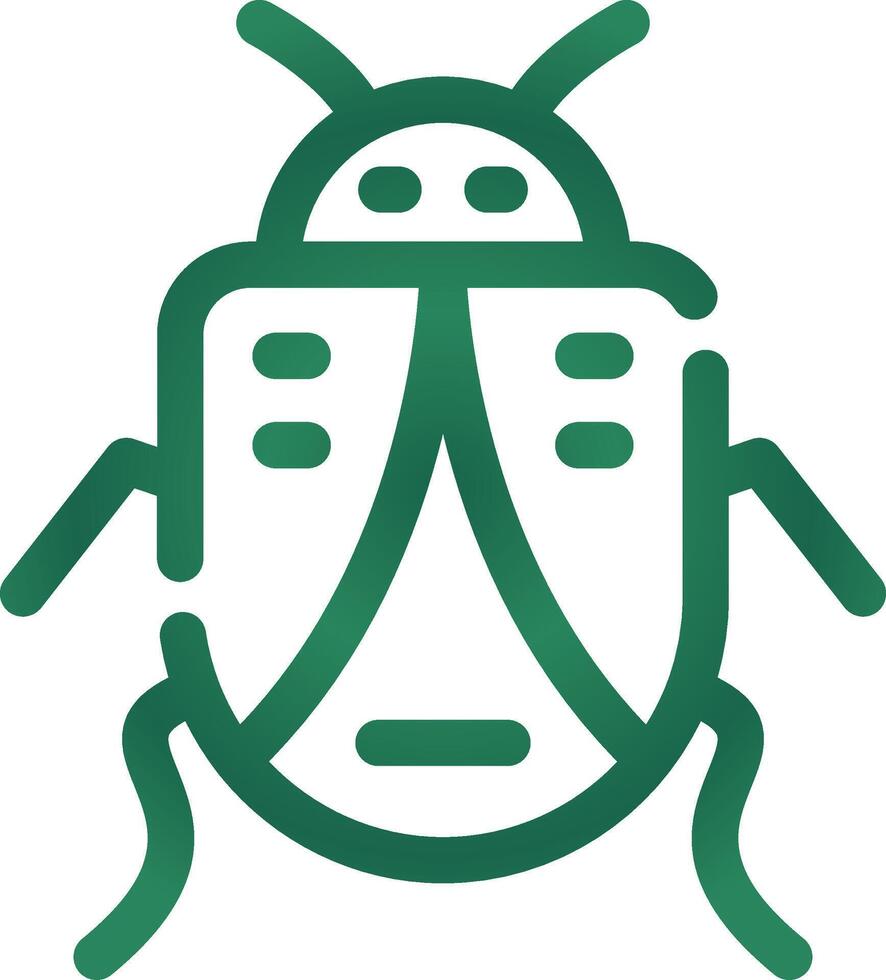 Bug Creative Icon Design vector