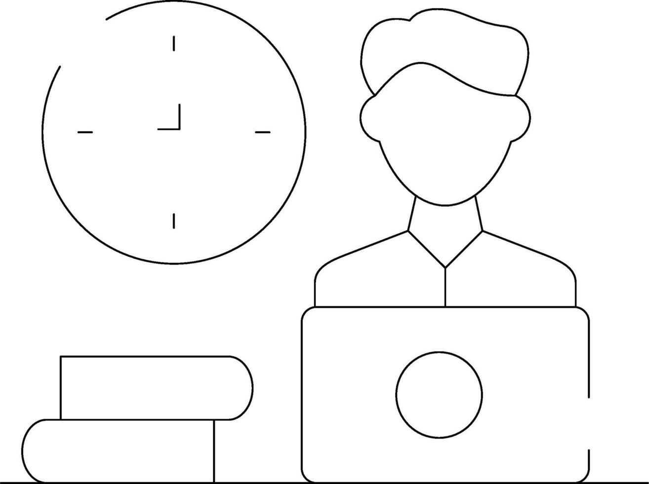 Work Habits Creative Icon Design vector