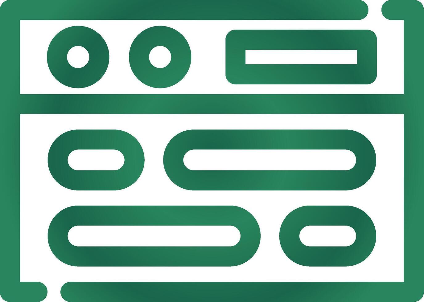 Modal Creative Icon Design vector