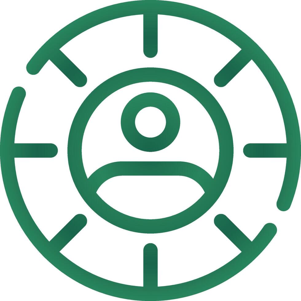Targeting Creative Icon Design vector