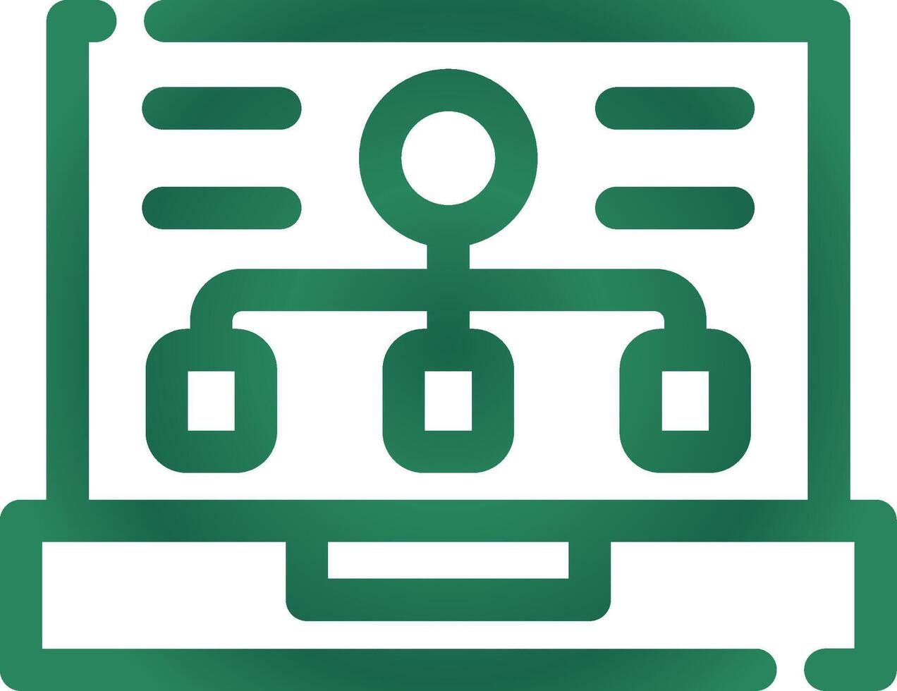 Front End Development Creative Icon Design vector