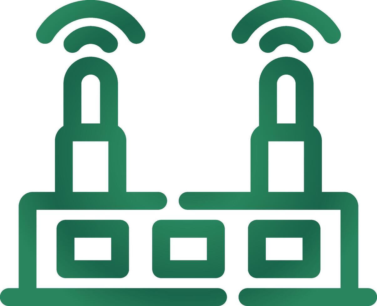 diseño de icono creativo de enrutador wifi vector