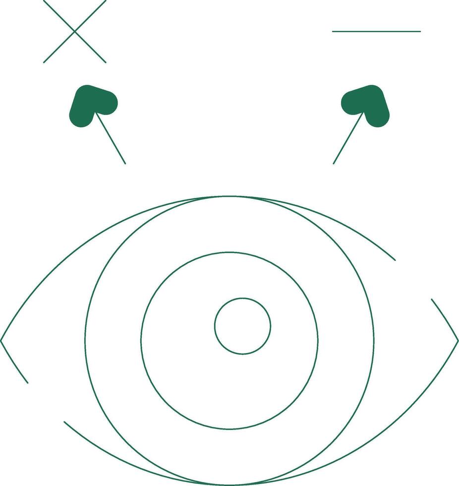 Stereo Vision Creative Icon Design vector