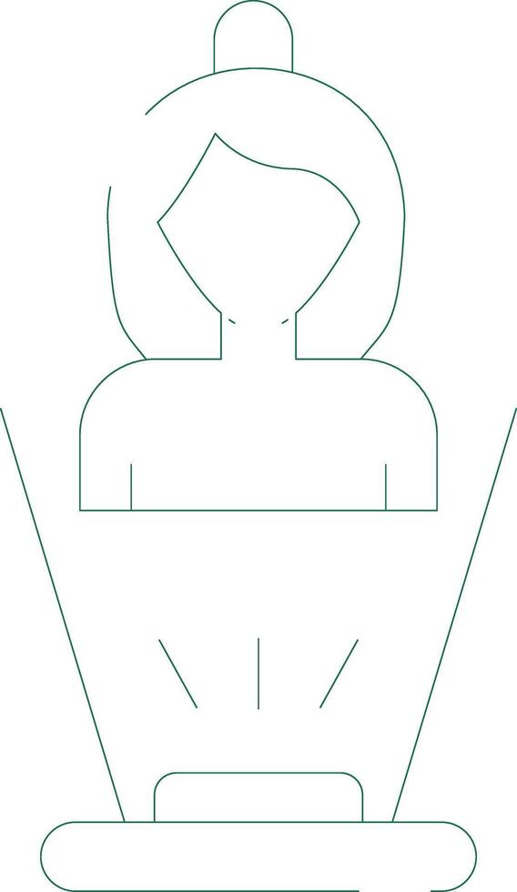 Hologram Creative Icon Design vector
