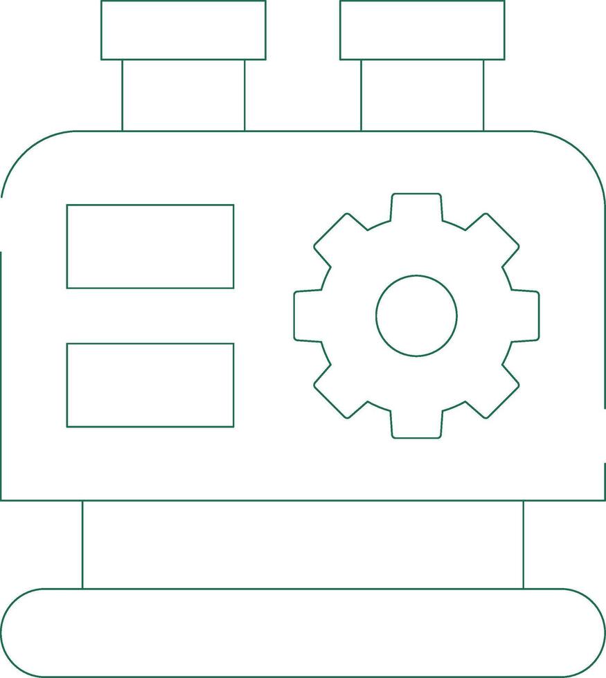 Machinery Creative Icon Design vector