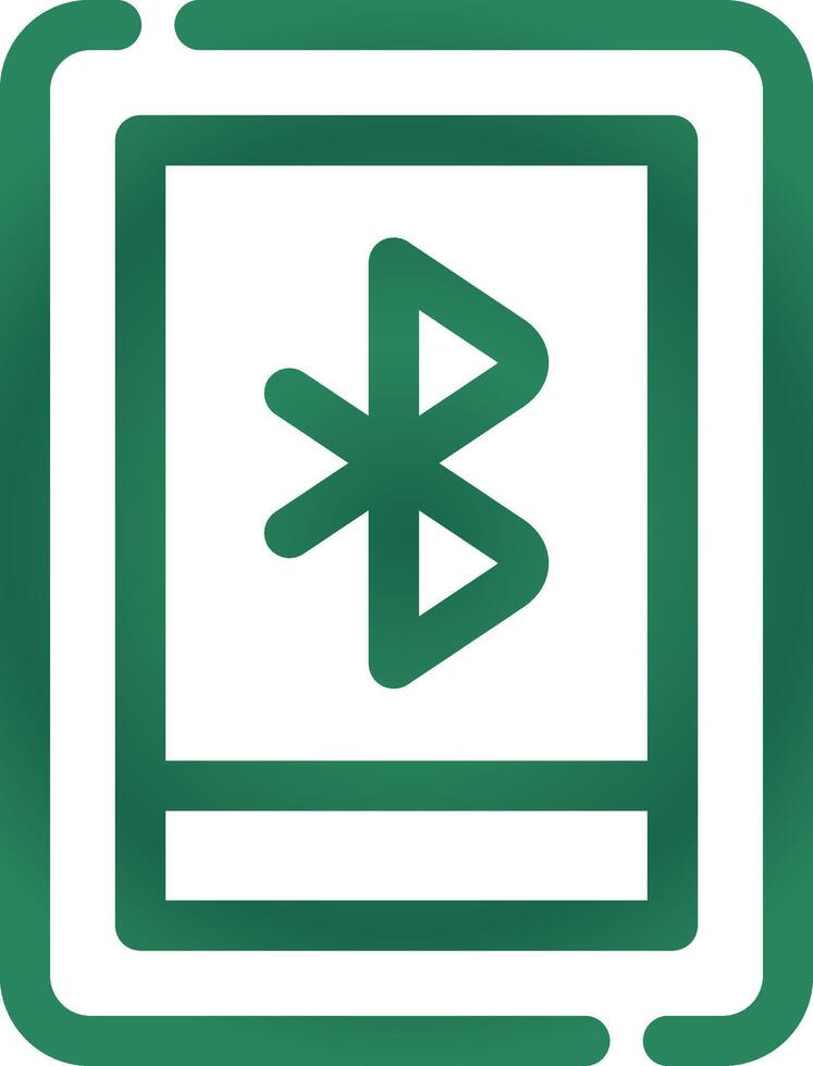 Bluetooth Creative Icon Design vector