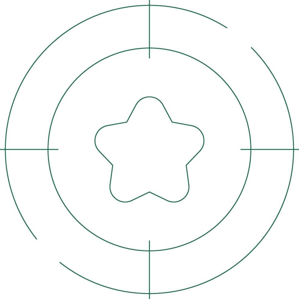 Target Creative Icon Design vector