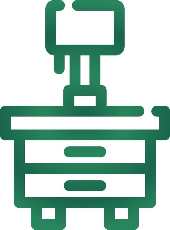 Side Table Creative Icon Design vector