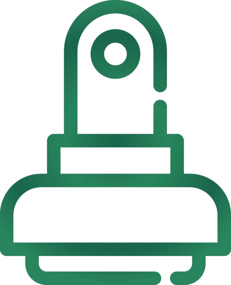 Rubber Stamp Creative Icon Design vector
