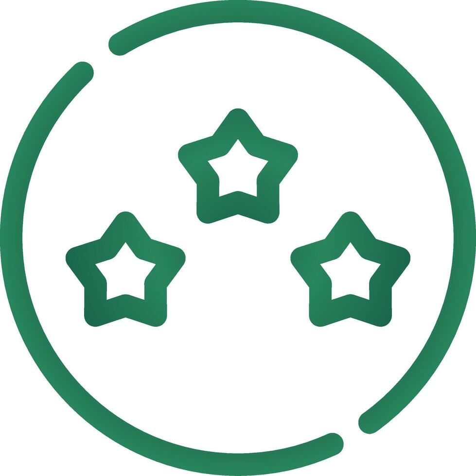 Line Gradient Circle vector