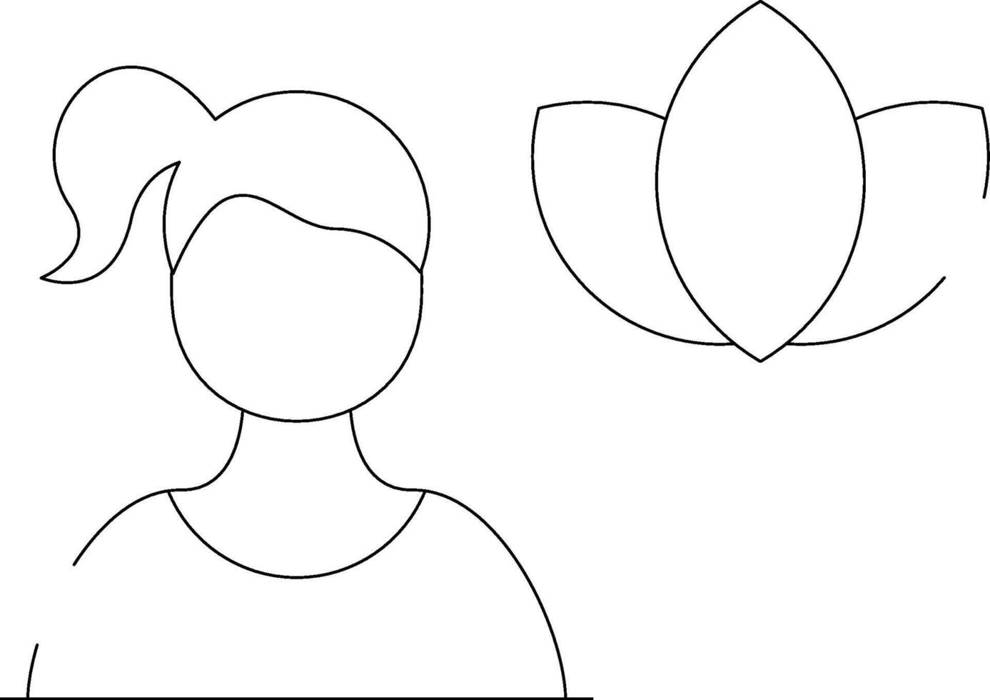 Meditation Creative Icon Design vector