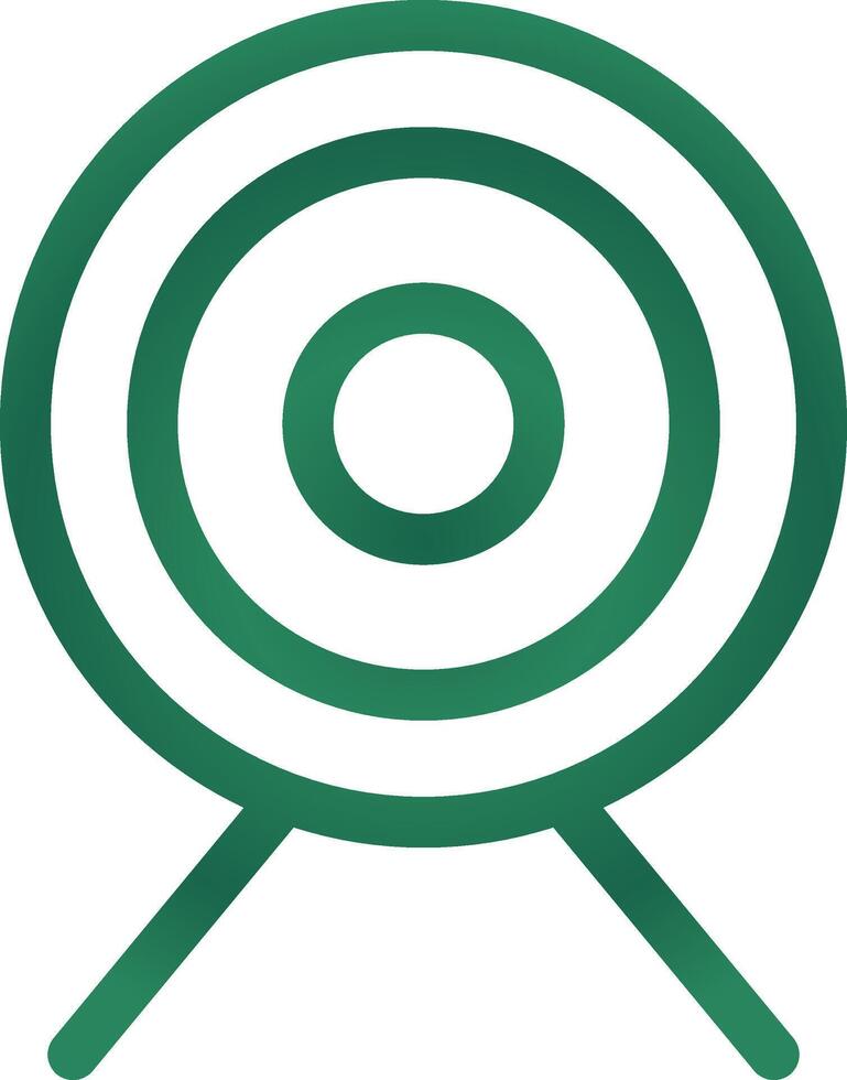 Bullseye Creative Icon Design vector