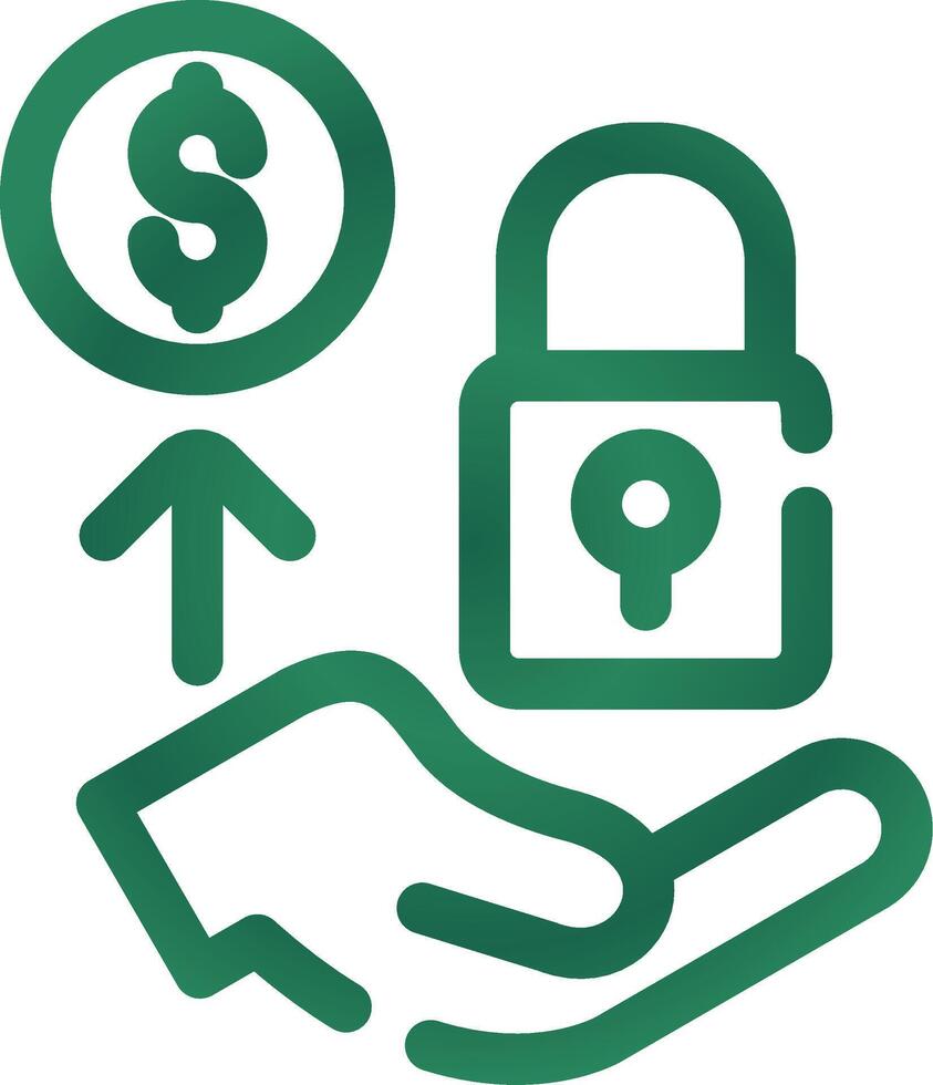 Private Offering Creative Icon Design vector