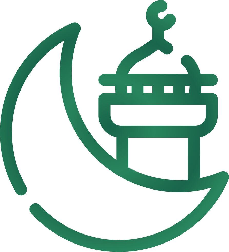 Mosque Creative Icon Design vector