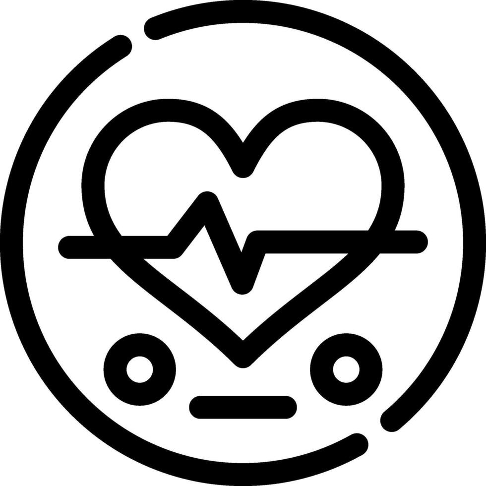 Heart Rate Creative Icon Design vector