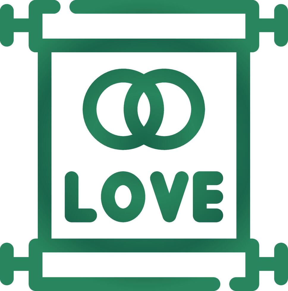 Wedding Vows Creative Icon Design vector