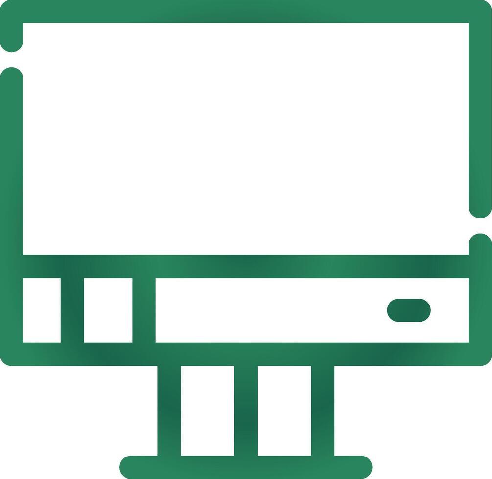 Television Creative Icon Design vector