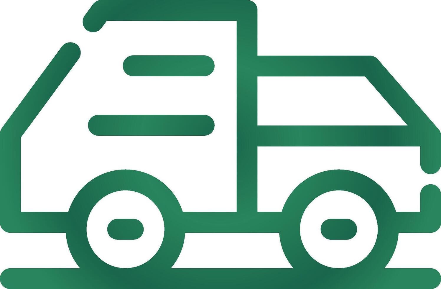 Garbage Truck Creative Icon Design vector