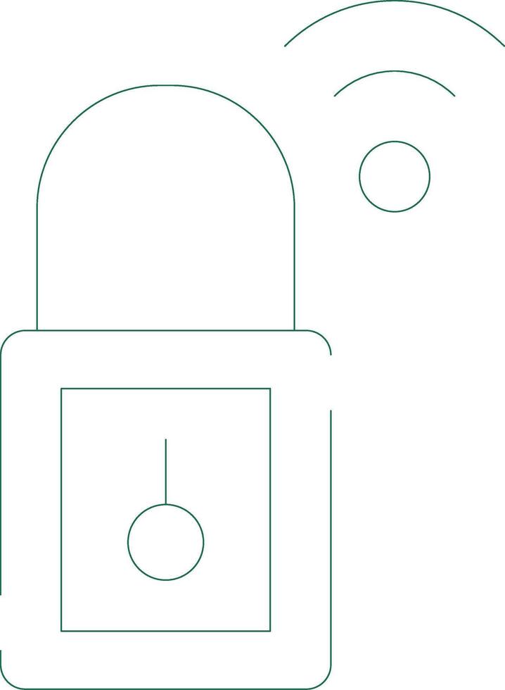Smart Security Creative Icon Design vector