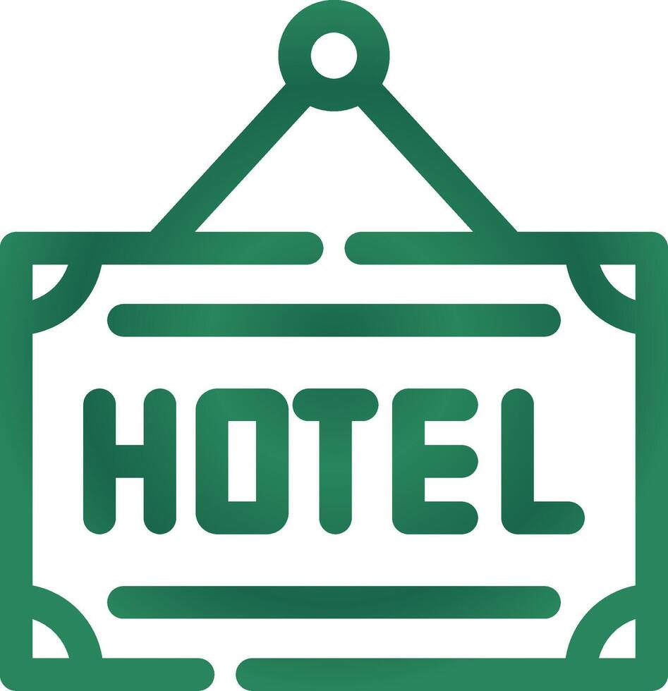 Hotel Creative Icon Design vector