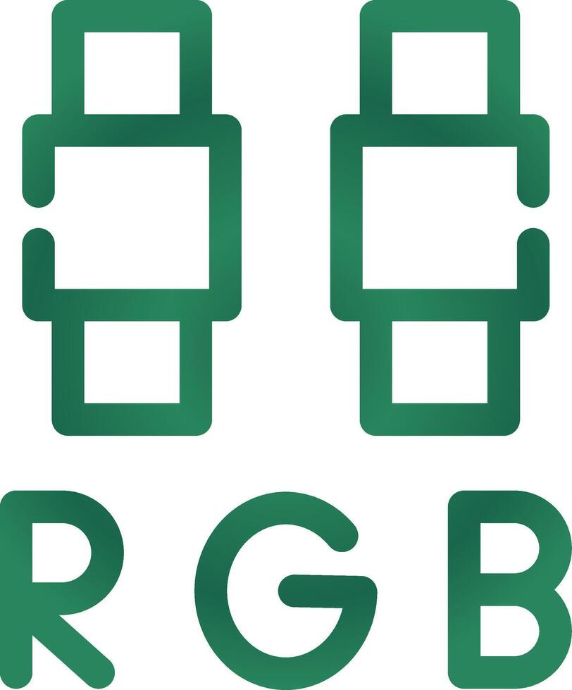 Rgb Creative Icon Design vector