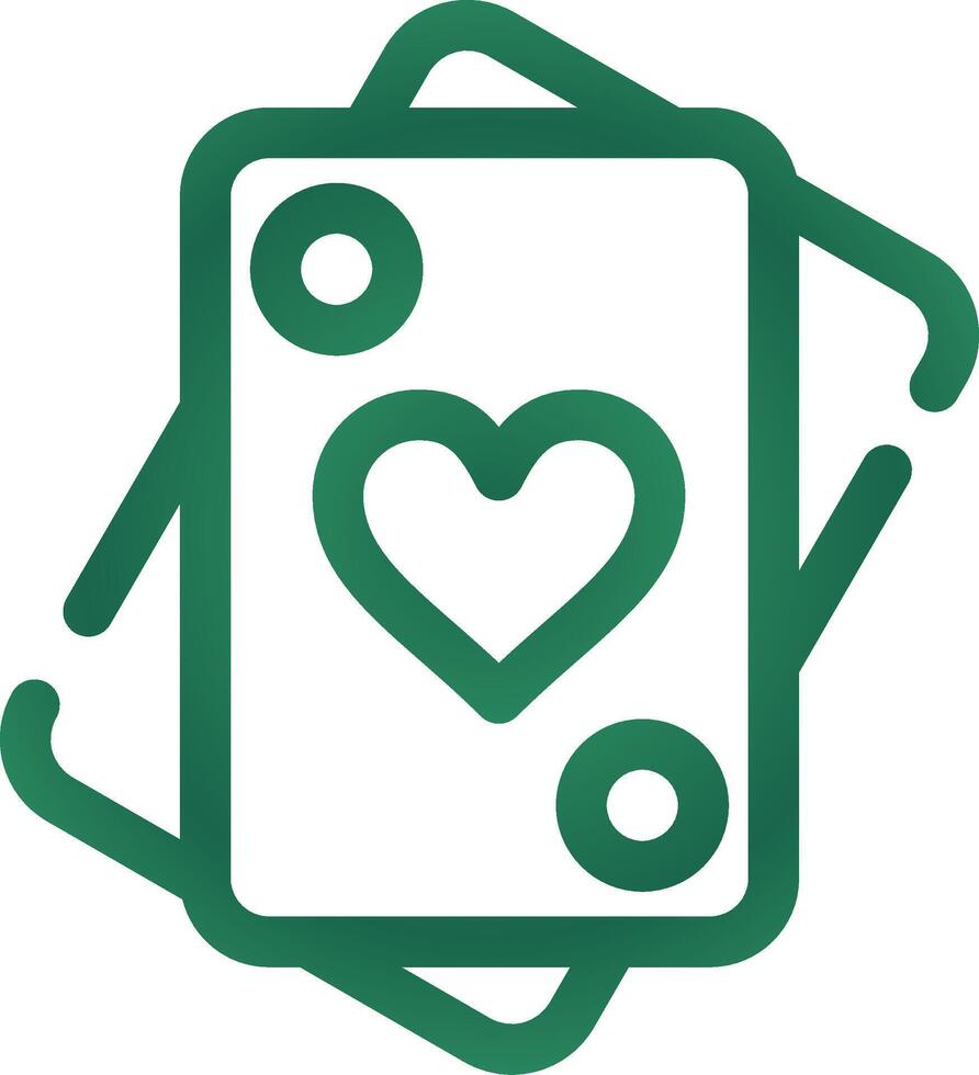 Playing Cards Creative Icon Design vector