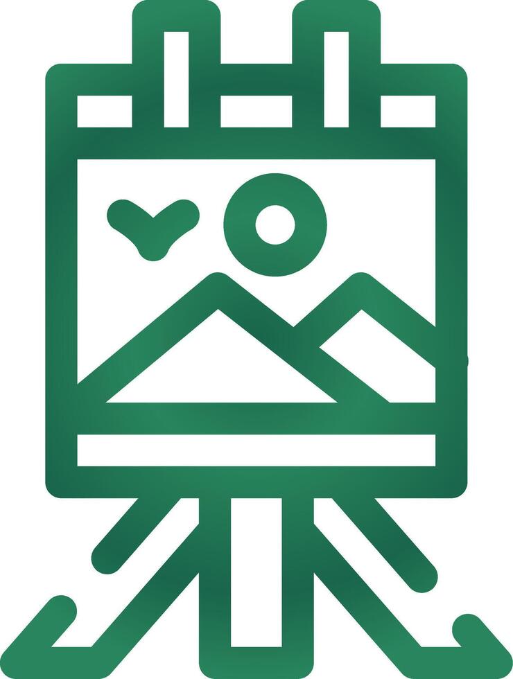 Canvas Creative Icon Design vector