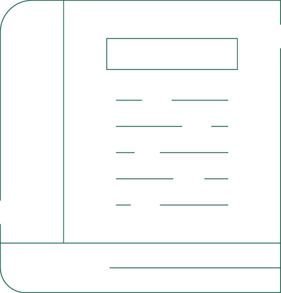 Book Creative Icon Design vector